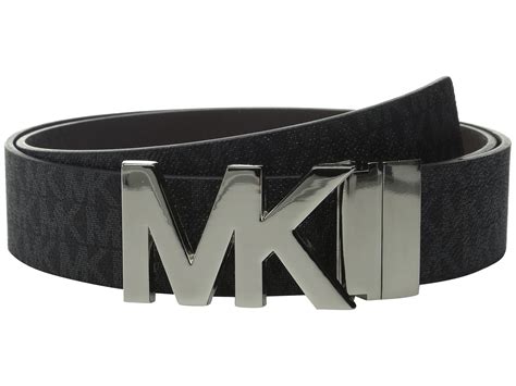 michael kors belt mens black|Michael Kors belt reversible.